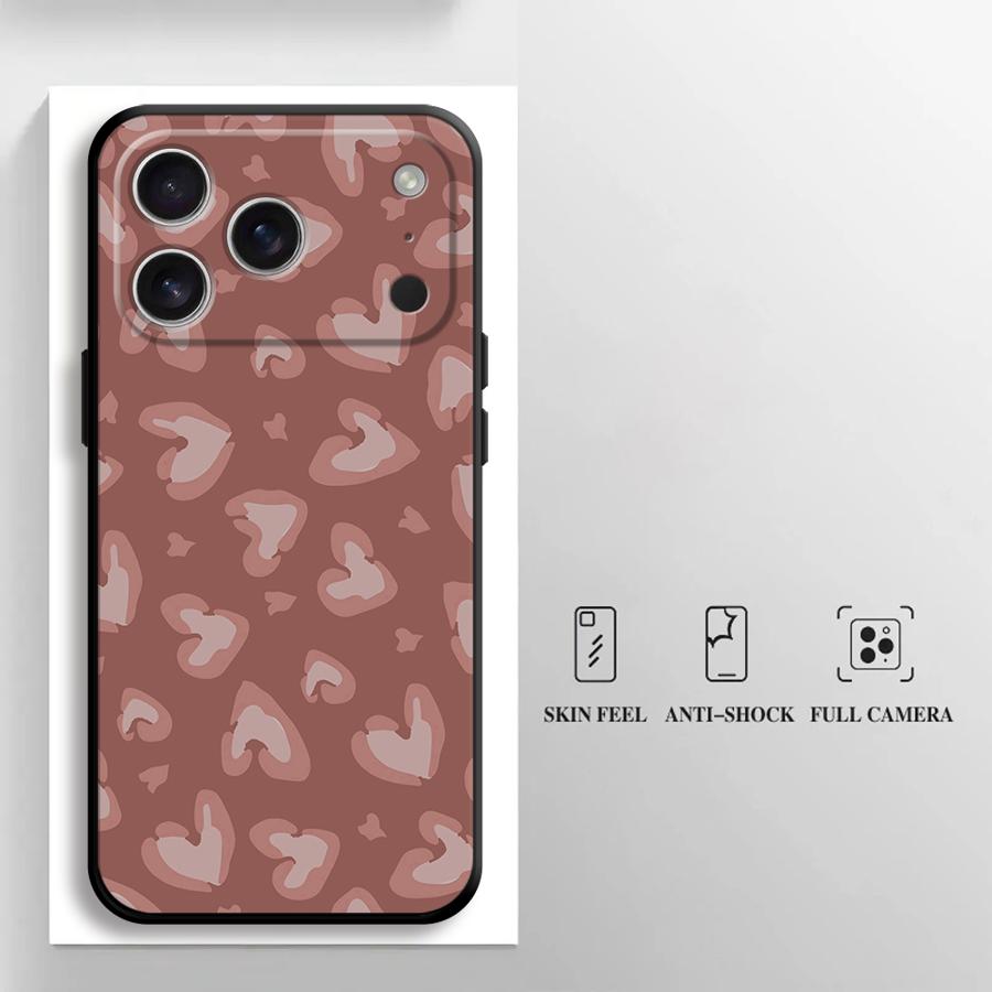 Чехол для Apple iPhone 17 Pro Max XR XS MAX 14 12 15 Pro 7 8 Air 16 13 11 Funda Чехол для телефона Леопардовый принт