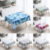 Colorful Floral Tablecloth Home Decor Stain Resistant Waterproof Table Decoration Rectangular Kitchen Fireplace Tops