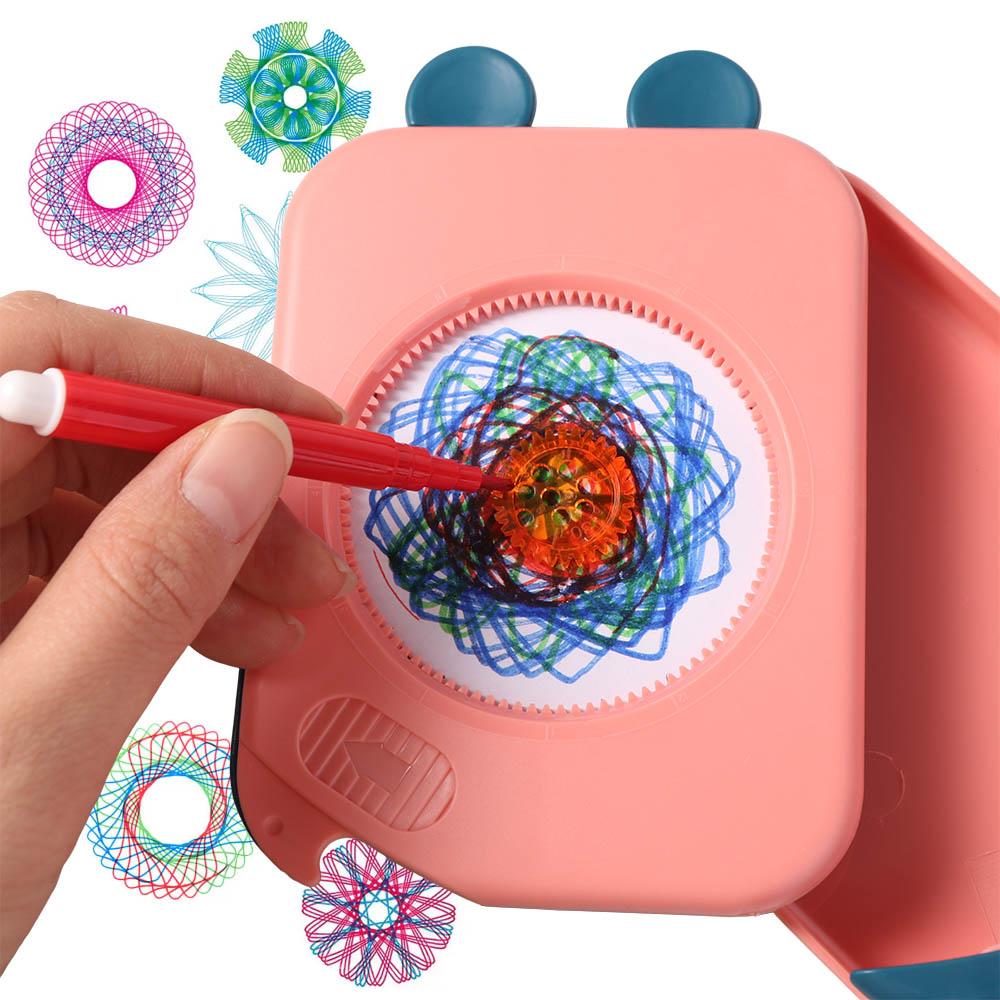 Multifunctional Drawing Art Spirograph Set Geometric Ruler Drafting Tools Primary School