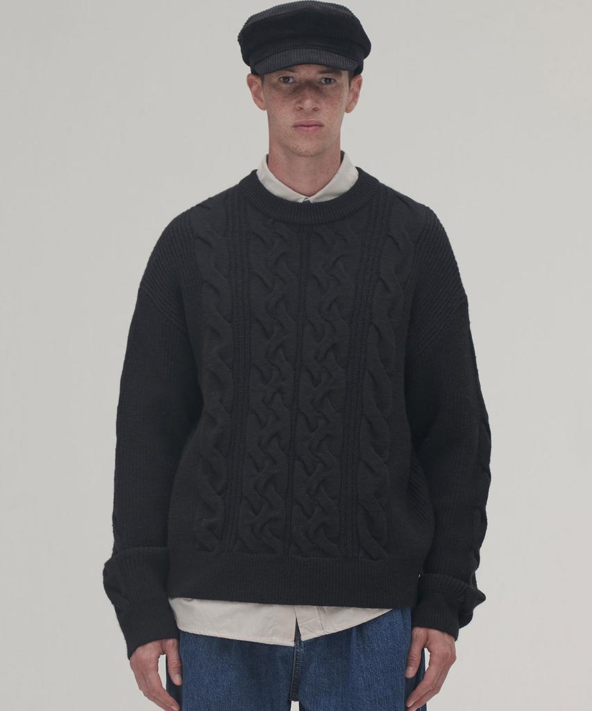 WMC Nerd Cable Knit_Black