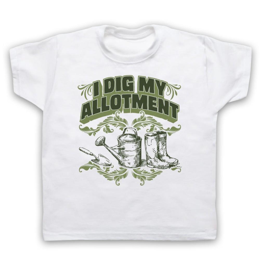 I Dig My Allotment Gardening Slogan Funny Pun Parody Kids Childs T-Shirt