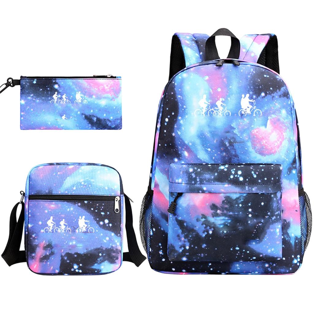 Three Piece Backpack Set, Student Backpack, Large Capacity Backpack