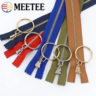 5 шт. Металлическая молния Meetee для шитья №3 15-30 см Закрытая молния Застежка Сумка Кошелек Декоративные молнии Ремонт DIY Аксессуар для одежды