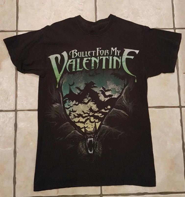 Футболка Bullet For My Valentine Scream Aim Tour Хлопок Унисекс S-4XL