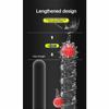 Male Extend Sleeve Penis Extender Vibrate Reusable Condoms Enhancer Sex Toys For Men Delay Ejaculation Cock Nozzle