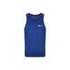 Knit Breathable Sleeveless Vest Men Tops Blue AQ9918-438
