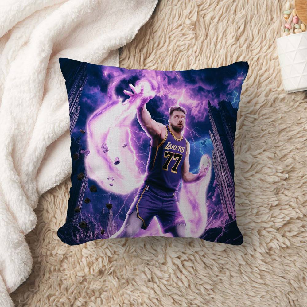 Basketball Player Luka-Doncic Office Cushion Pillowcase Car Cushion Cover45X45Cm Lumbar Pillowcase Sofa Pillowcover
