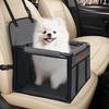Dog Seat Puppy Portable Pet Booster Car Seat With Clip-on Safety Leash and PVC Frame, Anti-Collapse, Perfect For Small Pets