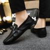 Fashion Men's Loafers Shoes Man Fashion Comfy Slip-on Drive Footwear Male Brand Leather Boat Shoes Men Casual Shoes  Zapatos Para Hombre