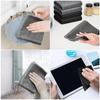 Черная толстая губка для мытья посуды Magic No-Stripe Cleaning Cloth многоразовое микрофибровое многоцелевое полотенце, подходящее для оконного стекла