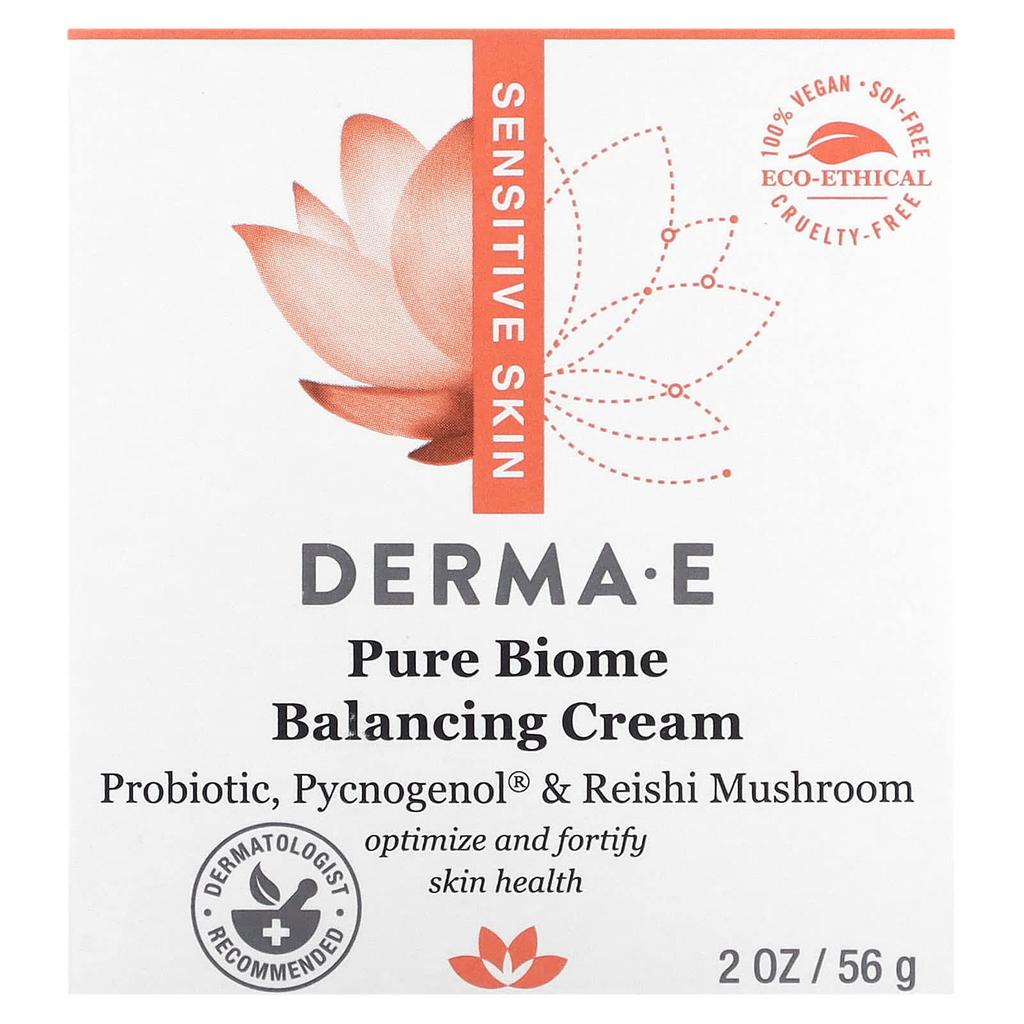 Derma E Pure Biome Balancing Cream, 56g (2oz)