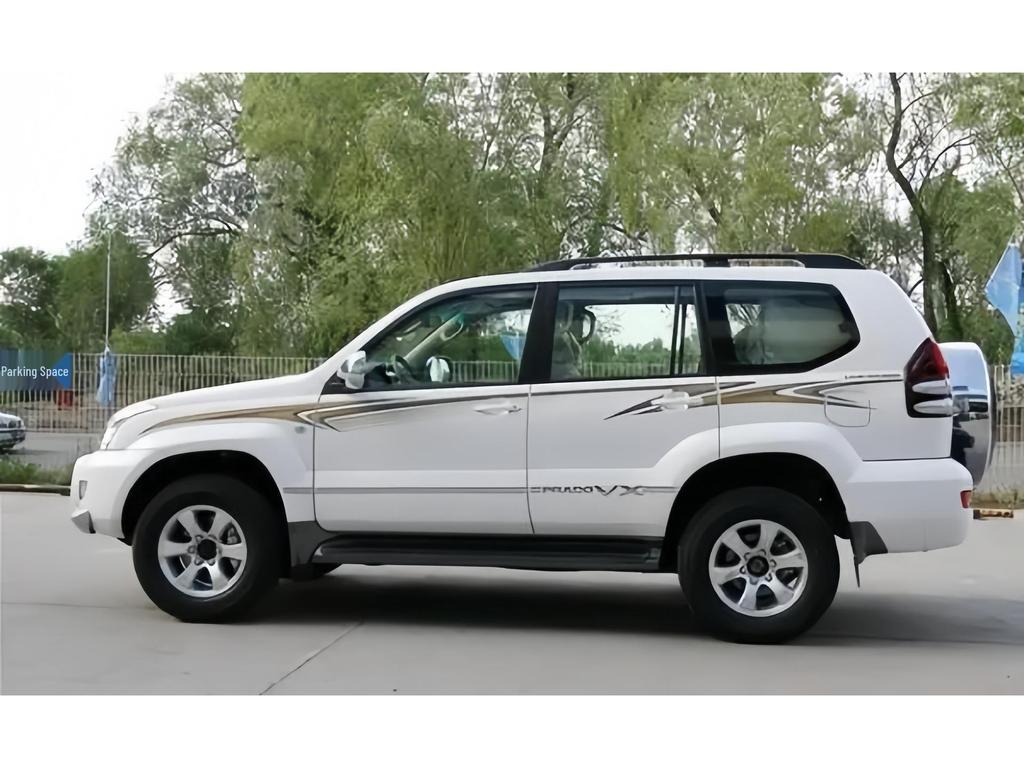 Полосы на кузов Toyota Prado, 2003-2009 Декоративные наклейки для украшения боковой части автомобиля