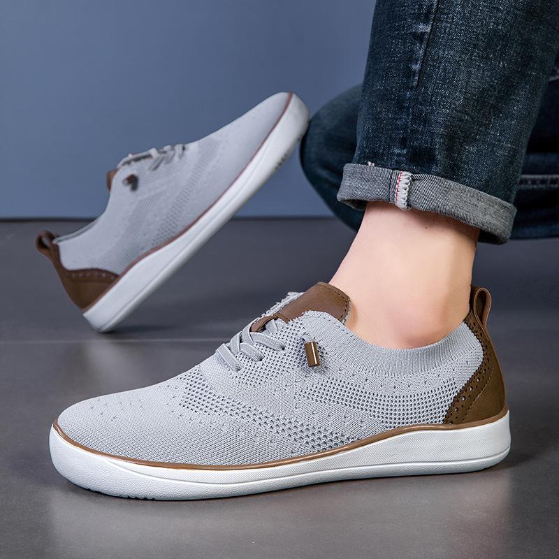 Fashion Comfortable Stylish Wide Shoes 2025 New Men's Breathable Mesh Sneakers Lightweight Casual Walking Man Shoes Big Size 39-48
