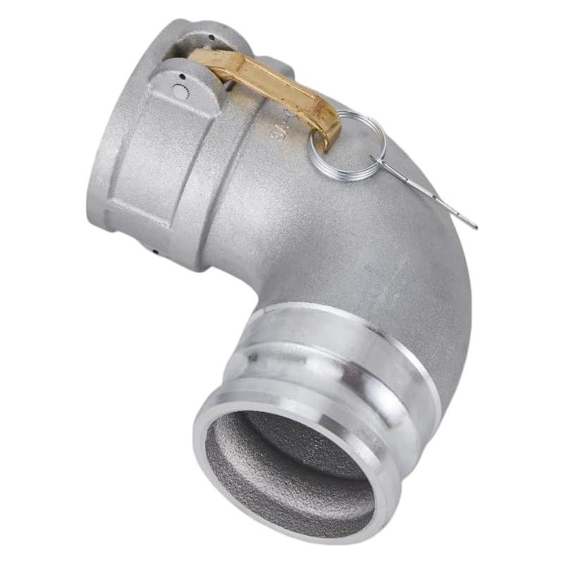 DA90-300 Aluminum Reducing Elbow Lever-Operated Cam Quick Coupling Pipe Fitting