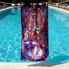 Saint Seiya Print Beach Towel Design, Soft, Lightweight. for Home Bathroom, Spa, Pool, Yoga, Surfing, Camping, Gift for Family, Friend