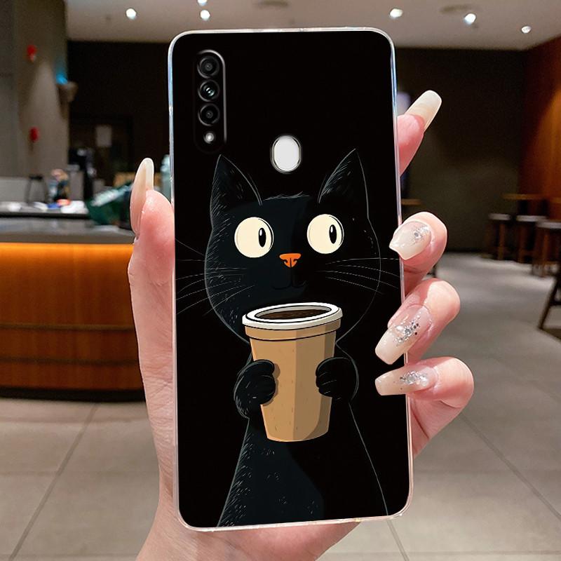Чехол для Oppo A31 2020 Case CPH2015 Прозрачный Эстетичный Роскошный Милый Крутой Для Мальчиков Девочек Мягкий ТПУ Силиконовый Чехол для Телефона Задняя Крышка
