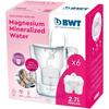 BWT - BWT Aqualizer Manual Water Filter Jug 2.7L White 6 Magnesium Filters Reduces Chlorine, Lime and Impurities CE