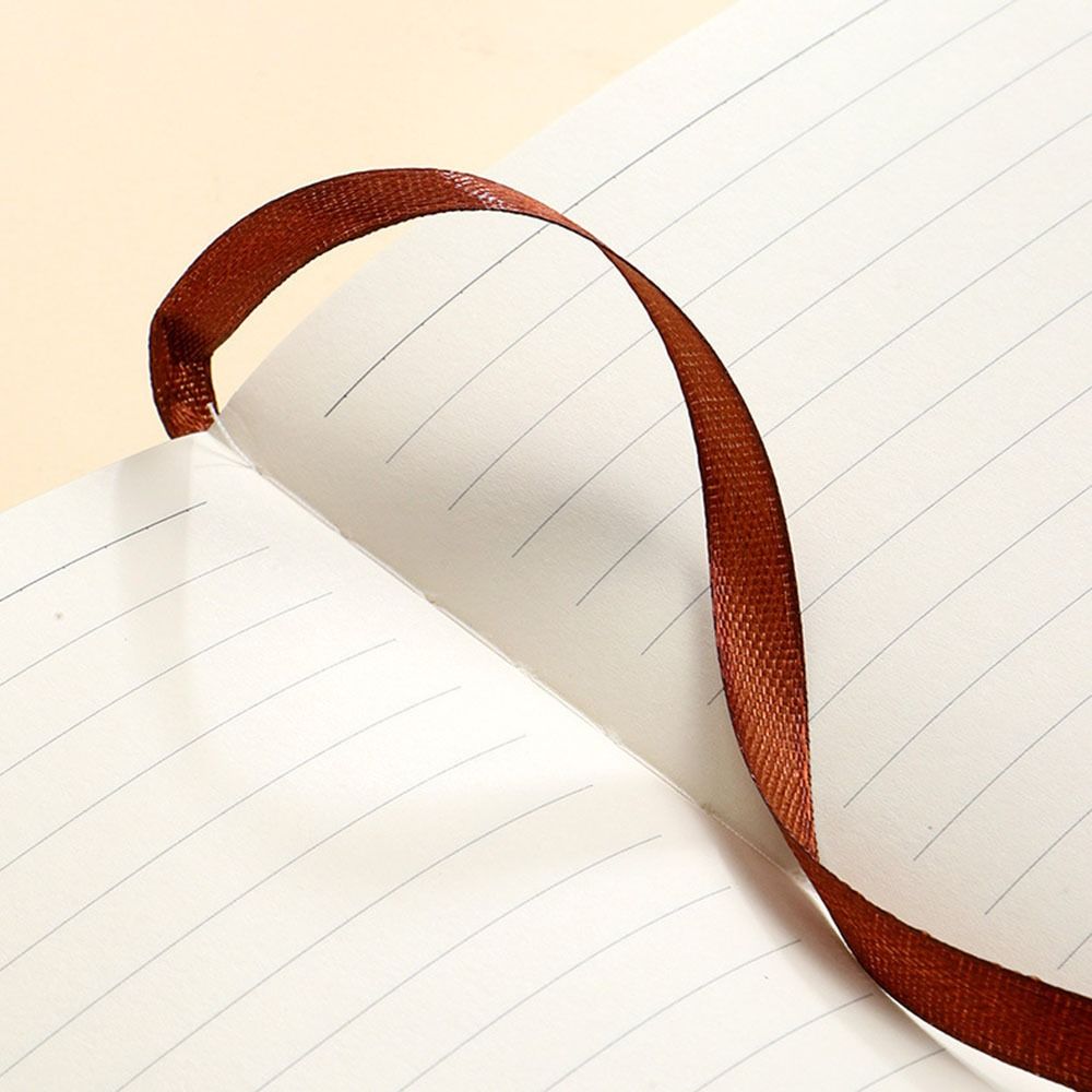Fabric Cover Leaf Hand Ledger Compact Pocket Book Durable Embroidered Notebook School