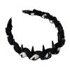 Non-Slip High Skull Headband Toothed Comb Comb Headband Headbands For Women  Daily Autumn Winter