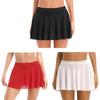 Women Pleated Mini Skirt Sexy Ruffle Solid Skirt Lingerie Short Skirts