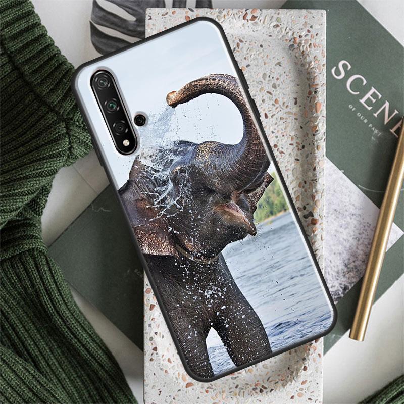 Индийское животное Слон Для Huawei Nova 10 9 SE 5T 12s 12i 11i Y91 Y90 Y60 Y70 Y72 Y61 P60 Pro P20 P40 P30 Lite Чехол