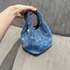 Handle Rhinestones Evening Clutch Bag Purses and Handbag Luxury Designer Hobo Shoulder Bag Shiny Crystal Clutch Purse Bucket Bag ARI