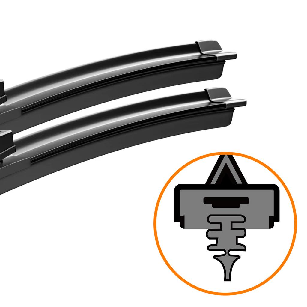 2PCS Windshield Wiper Blades Suitable For Mercedes Benz Slk R170 R171 R172 1996-2016 Windshield Window Accessories 2005 2012