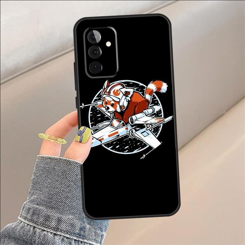 Чехол Красная Панда для Samsung Galaxy A35 A15 A55 A53 A33 A13 A36 A56 A26 A16 A22 A32 A52 A54 A34 A05 A06