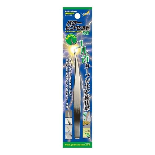 GodHand Power Tweezers, Tapered, GH-PS-SB, Hobby Tool
