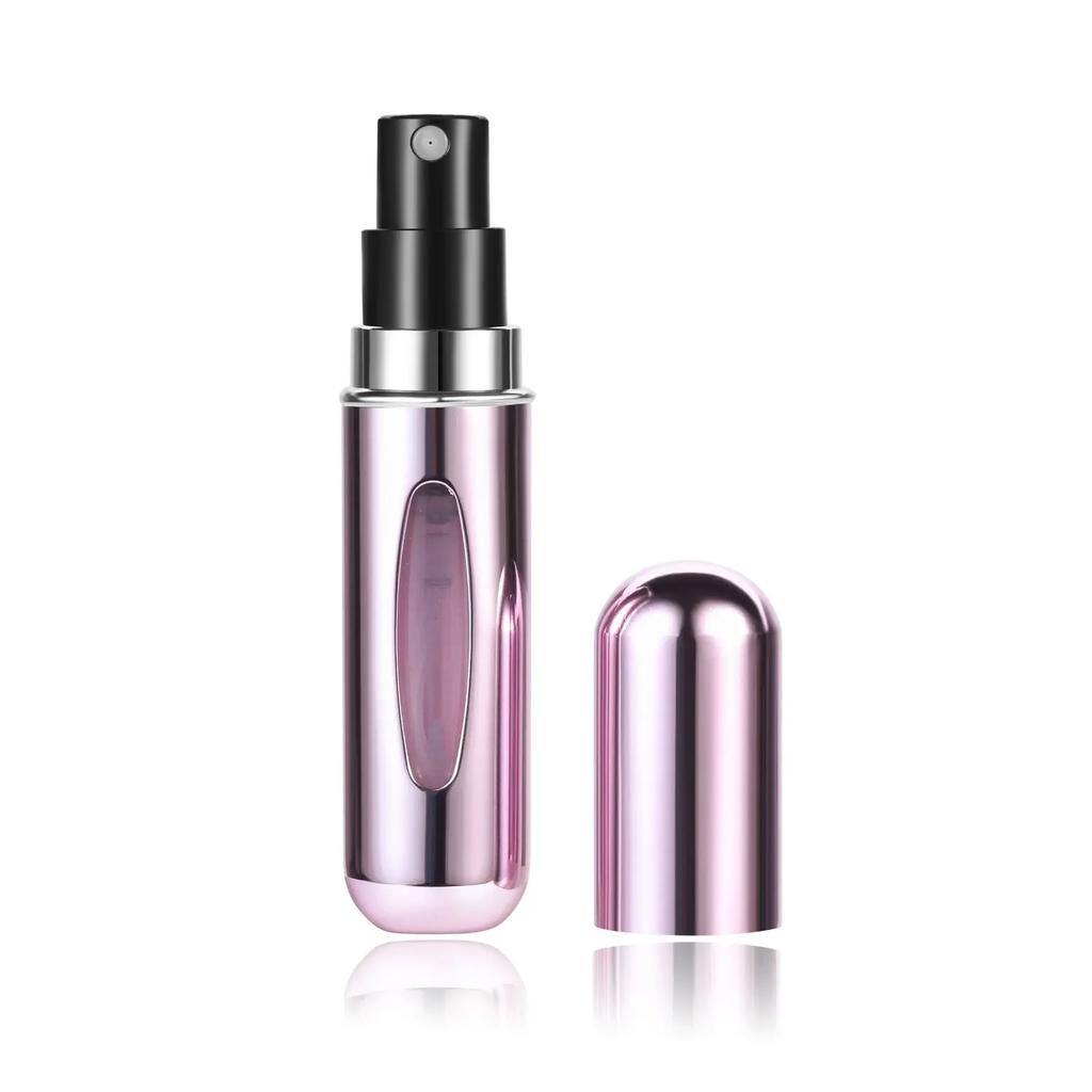5ml Portable Mini Refillable Perfume Bottle with Spray Refill Jar Scent Pump Empty Cosmetic Containers Atomizer for Travel Tool