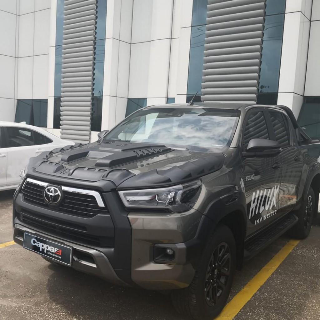 ДЛЯ HILUX Dragon Pack Защита капота 2015–2020 Защитный спойлер передний щиток от насекомых Дефлектор