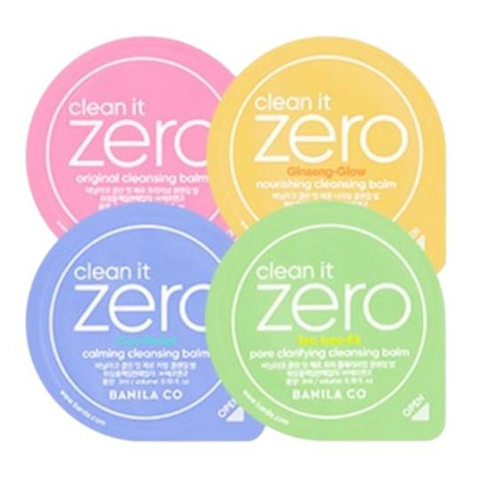 BANILA CO Очищающий бальзам Clean It Zero Разнообразие Дорожный набор 16 шт. (48 мл) — Набор бальзамов для снятия макияжа разных типов