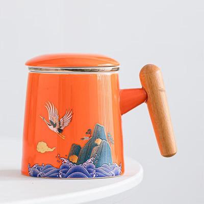 Керамическая кружка для чая Zuchuang Jingpin с ситечком