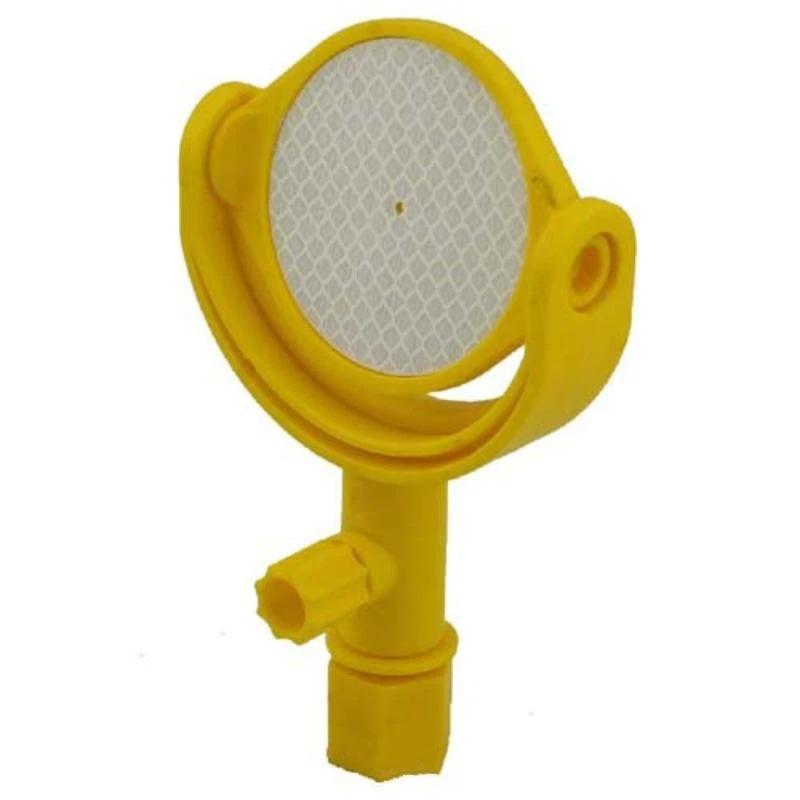 Surveying Prism With Reflective Tilting Target Reflector Sheet With Printed Crosshair 5/8X11 Thread For Total Station