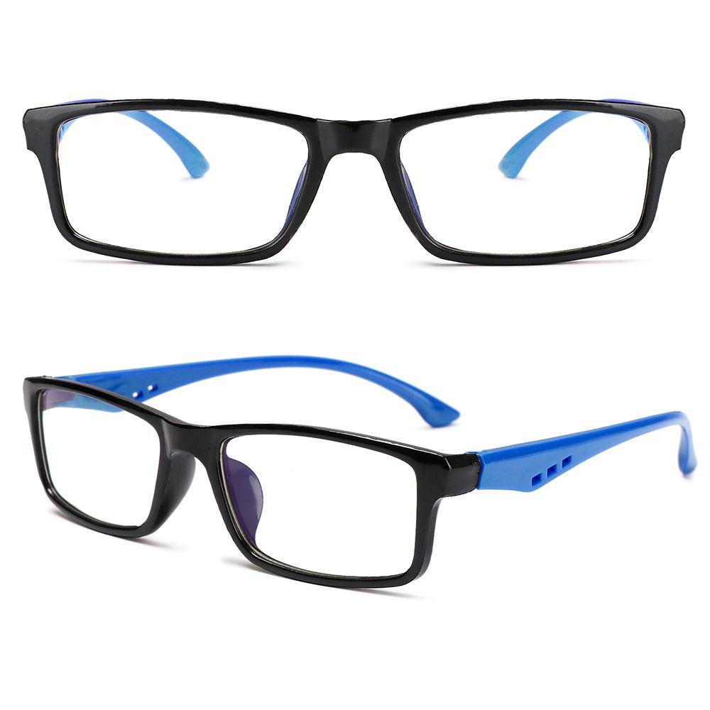 Computer Square Portable Ultra Light Frame Eye Protection Eyeglasses Anti-Blue Light Glasses