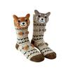 Stylish Plush Crochet Cute Personalized Warm Animal Socks