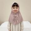 Pre-Stitched Design Kids Instant Hijab Breathable Ethnic Style Turban  Traveling Abroad Essentials