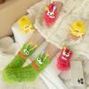 1 Pair Cartoon Socks Funny Expression Decoration Animal Big Eyes Thick Fuzzy Plush Warmth Retention Fall Winter Floor Socks Holiday Gift