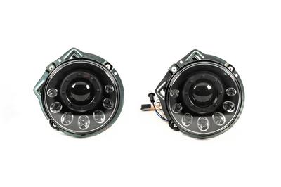 Передние фары Мanor Black LED (2006-2017) для Mercedes G сlass W463