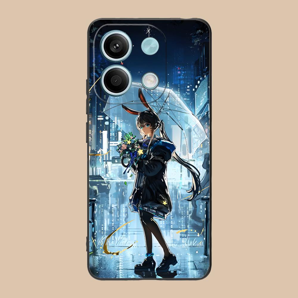 Чехол для мобильного телефона Arknights Amiya для Xiaomi 15 14 13 12 Mi 11 T Ultra Lite Pro S X 5G Цветная печать Защитный Роскошный Красивый