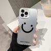 Защитный чехол для iPhone 15/14 Pro Max с кастомным смайликом серебристого цвета