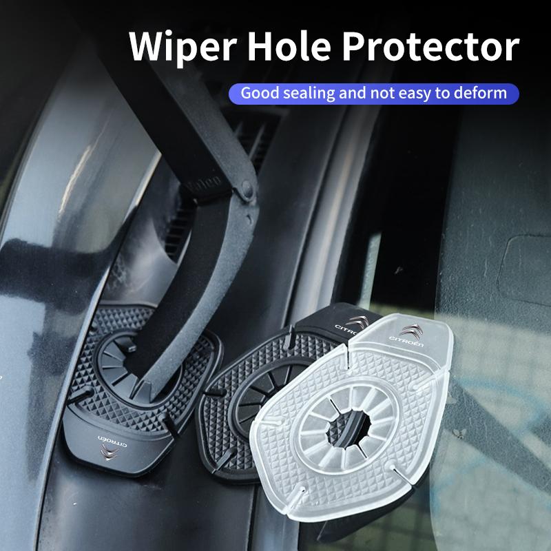 WKZA3 wiper hole protection cover car interior decorative strip For Citroen C4 C3 C5 C1 C2 Berlingo Celysee Cactus Picasso Aircross