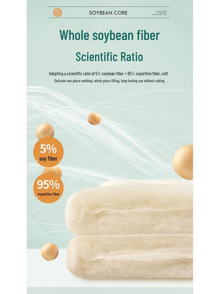 7A Antibacterial Summer Air Conditioner Quilt - Washable Cooling Cotton Quilt for Dorms and Students