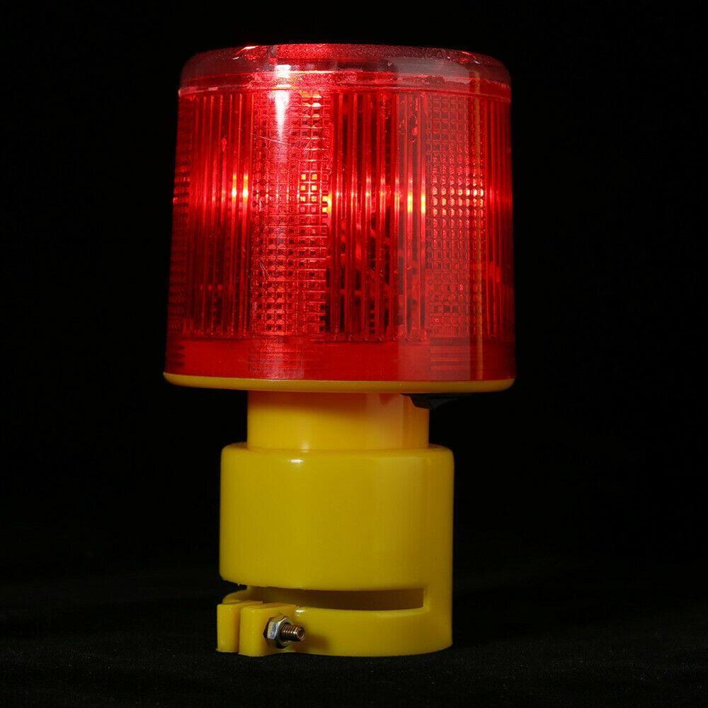 Waterproof Traffic Security Super Bright LED Signal Lamp Solar Warning Light Caution Light