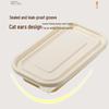 Xinyi 650ml Rectangular Biodegradable Corn Starch Food Containers
