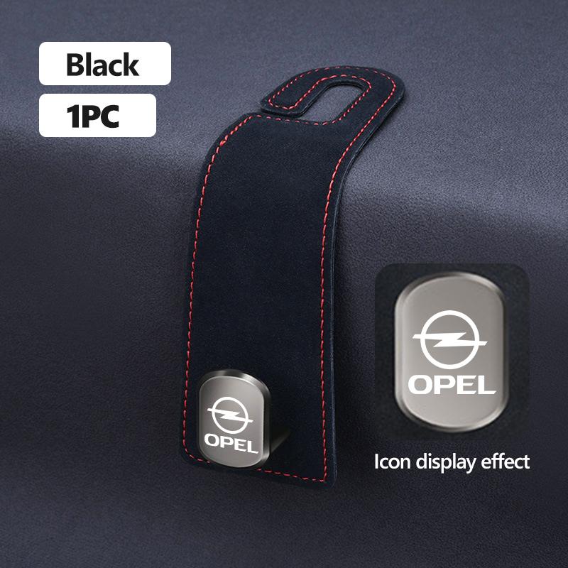 Car Seat Headrest Hook Universal Hidden Suede Seat Back Hanger For Opel ADAM ASTRA J K CORSA E INSIGNIA MOKKA VIVA Meriva