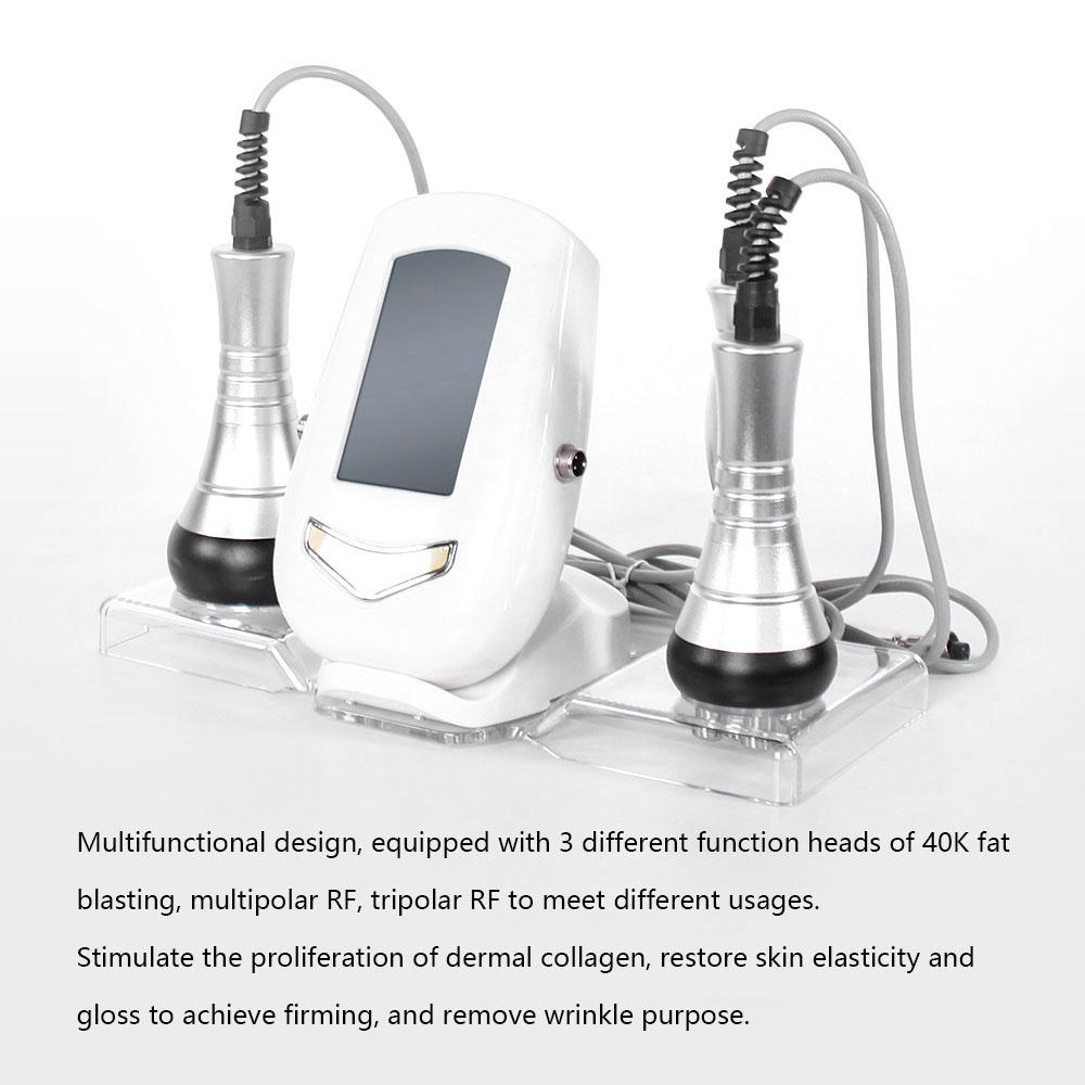 40K Cavitations Body Slimming Machine RF Tripolar Skin Rejuvenation Lifting Machine Multipolar