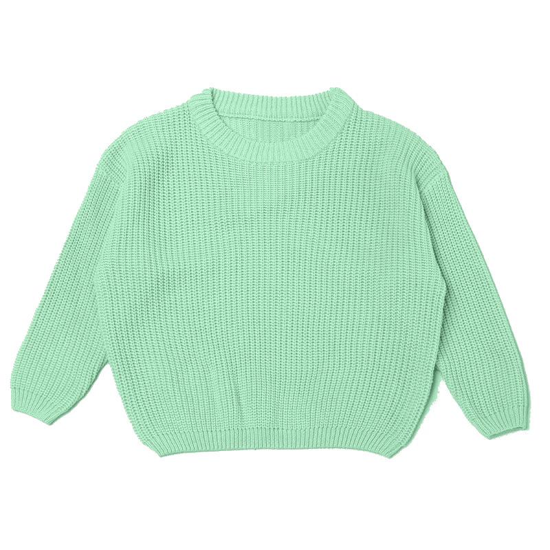 Baby Sweater Autumn/winter Base Long Sleeved Baby Pullover Knitted Sweater