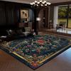 European Style Rug Luxury Decoration Home Large Area Living Room Carpet Golden Striped Rugs Bedroom Bedside Non-slip Soft Mat