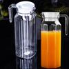 1L Water Juice JUG Pitcher PC BOTTLE Cocktail Fridge Kitchen Home Lid